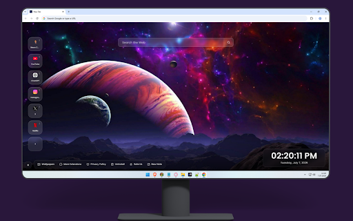 Galaxy Space Fantasy Wallpaper – Cosmic Fantasy Backgrounds :: Launch into the deep universe with breathtaking galaxy space fantasy backgrounds on every new tab.