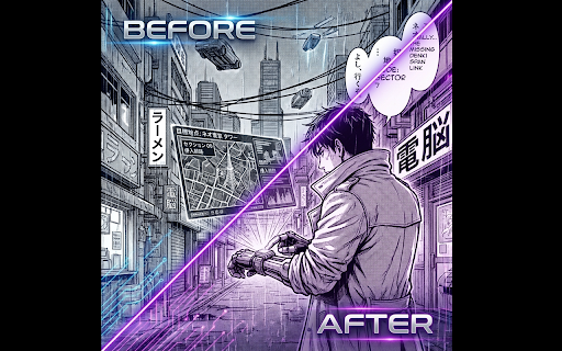 Yomu-AI :: Professional Image Translation using AI + Inpainting. Translates Japanese, Korean & Chinese into English or French.