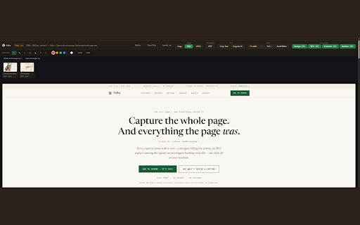 Fullsy - Full Page Screen Capture :: Full-page screenshots with free annotation, scroll video, searchable PDF, and verifiable Capture Records with local history.