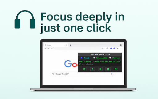 YouTube Audio Lite :: Winamp-style YouTube audio player with background playback
