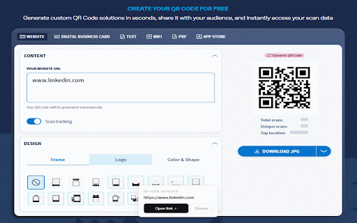 QR Code Scanner :: Set a shortcut to capture a QR code on screen, or paste a screenshot into the popup.