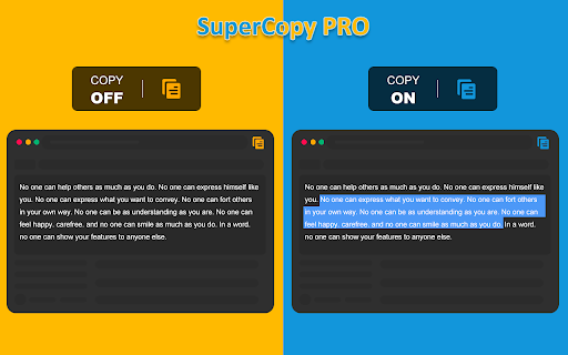 SuperCopy Pro- Allow Right Click and Copy :: Allow Right Click, Enable Select and Copy. Turn on selection. Remove copy protection. Free, Easy.