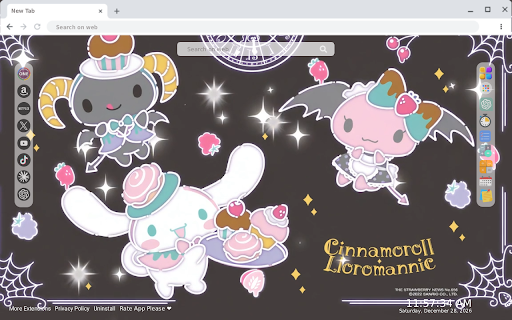 Sanrio Cinnamoroll Halloween Live Wallpaper :: Transform your new tab with adorable Cinnamoroll Halloween live wallpapers, bringing festive cheer and charm to your browsing e...