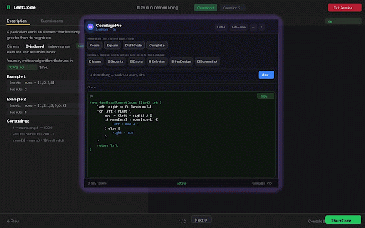 CodeSage Pro — Universal AI Code Assistant :: AI coding assistant for every website. Finds bugs, explains code & reviews security. 25 free AI calls/month.