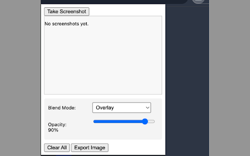 Screenshot Layering Tool :: Capture and blend multiple screenshots with professional photo editing blend modes