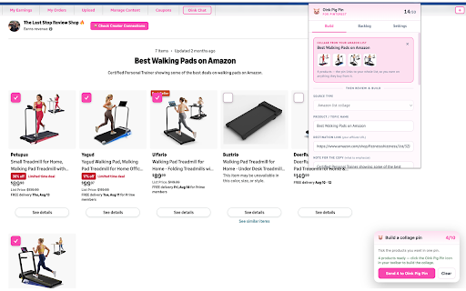 Oink Pig Pin for Pinterest :: Turn any Amazon product or storefront list into a ready-to-post Pinterest pin — AI art, SEO copy and your affiliate link.
