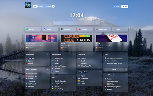 ReadyTab - New Tab Dashboard & Launcher :: New tab dashboard with link boards, workspaces, spotlight search, desktop launcher & shareable boards. Your browser command center.