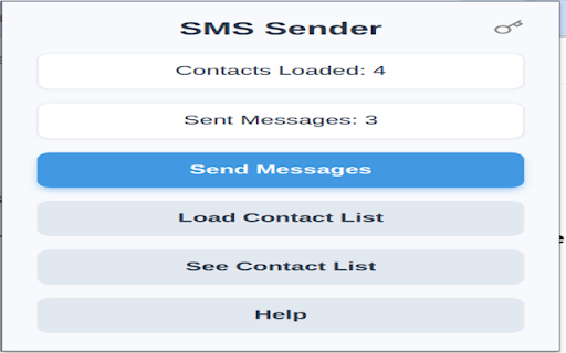 SMS SENDER :: Sends a message to a list of numbers.