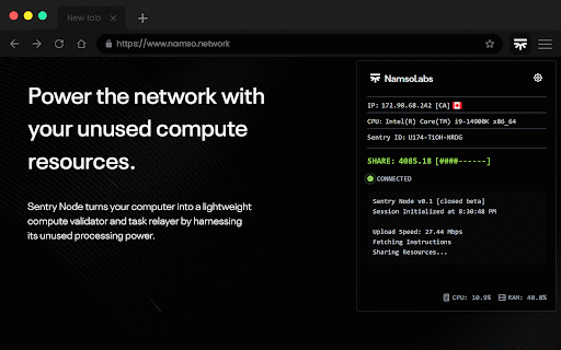 Namso Validator :: Powering the trustless modular compute engine.