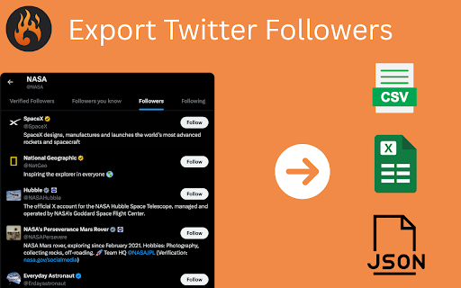 X-Exporter - Export Twitter Followers :: Download X followers/following as CSV, Excel, or JSON. Easy data export—no coding required!