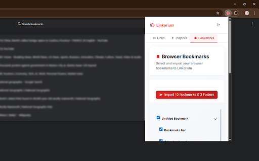 Linkorium :: Save and organize your bookmarks with Linkorium