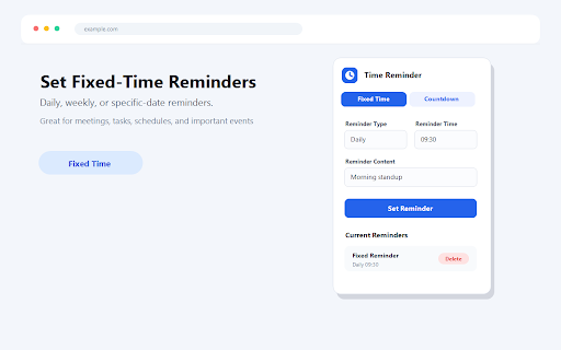 Time Reminder - 时间提醒工具 :: Fixed, countdown, monthly, anniversary, pomodoro, and multi-task reminders