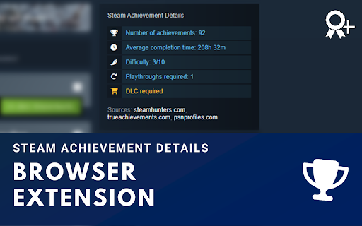 Steam Achievement Details :: See detailed achievement and completion insights directly on the Steam store game page