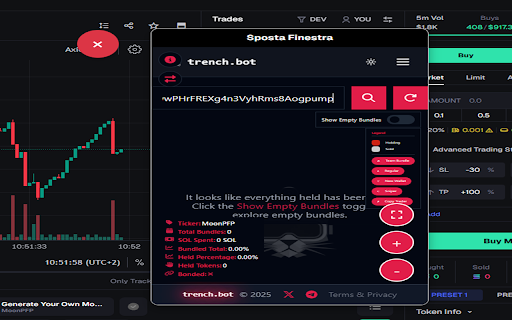 Unred Tools :: Check if a coin is authentic and launch Trench Radar for deeper analysis. Available exclusively for Axiom users.