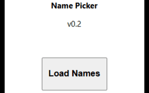 Synergy Name Picker :: Randomly generate names from Synergy