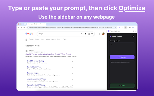 Prompt Optimizer :: Use prompt optimizer to easily improve your ai prompt and consistently get a better ai answer with a powerful prompt enhancer tool.