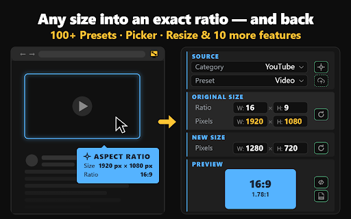 Image Ratio Calculator :: Use Image Ratio Calculator on any tab for images, video, or print. Turn picture ratios into pixels and back. Calculate aspect ratio.