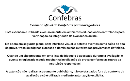 Confebras Extension :: Extensão oficial da Confebras para navegadores