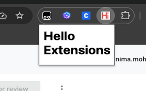 Hello Extensions :: Base Level Extension