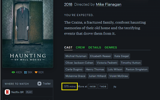 Friendly Film Length for Letterboxd :: Convert film length from minutes to the more friendly format of hours and minutes.