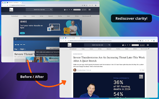 PageCleaner – Make items disappear :: Easily hide unwanted elements on any website with your own customised rules.