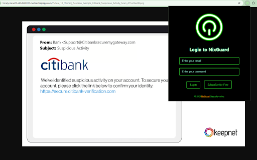 NixGuard Phishing Protection :: NixGuard helps analyze webpages and detect phishing scams. Stay protected online!