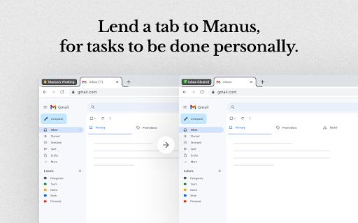 Manus Browser Operator :: Connect your browser to Manus Agent and let it help you complete everyday tasks that require your personal context.