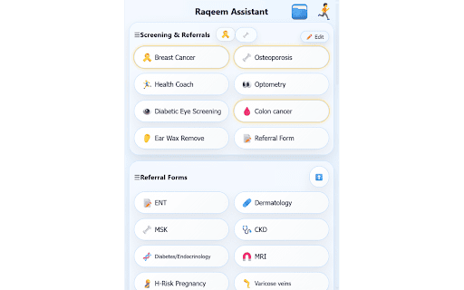Raqeem Assistant :: Raqeem Assistant is a smart medical companion designed for doctors using the Raqeem platform