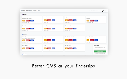 Better GIU/GUC CMS :: A better way to use GIU/GUC CMS