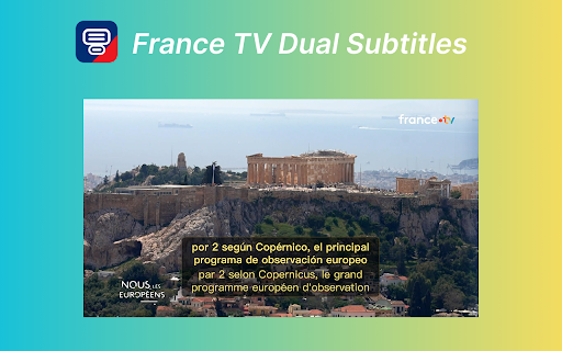 France TV Dual Subtitles :: Watch France TV, TF1+, and RMC+ videos with French and translated subtitles together.