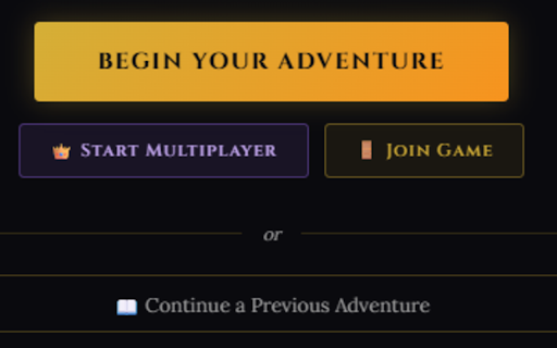 LoreMaster — AI Dungeon Master :: Play LoreMaster — your AI-powered Dungeon Master — in a Chrome side panel while browsing any website.