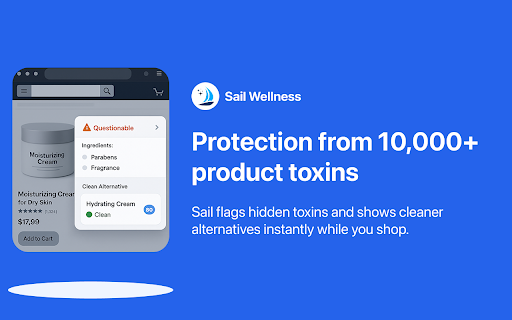 Sail – Clean Ingredient & Food Scanner for Shopping :: Shop Clean. Avoid seed oils, GMOs & additives on Amazon, Walmart & Instacart. No ads. Your non-toxic shopping assistant.