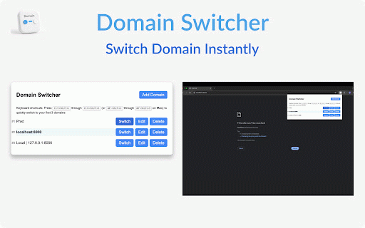 Domain Switcher :: Easily switch between domains while keeping the same path and query parameters