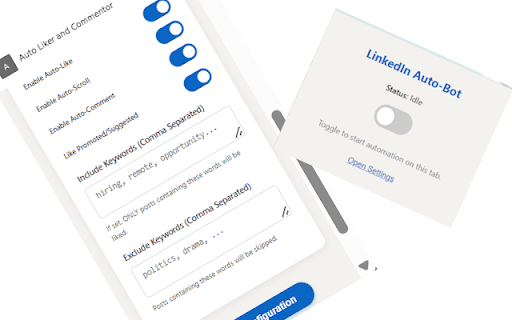 Auto Liker and Commentor :: Automated LinkedIn interactions with scalable architecture.