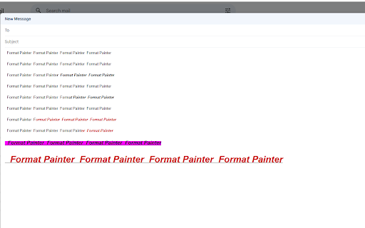 Gmail Format Painter :: Copy and paste text formatting inside Gmail using buttons or hotkeys.