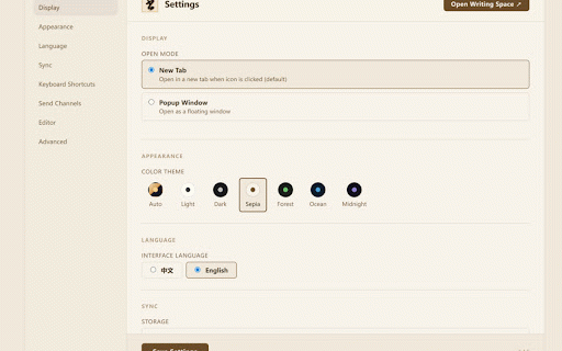 Write :: Minimalist markdown editor — write anywhere, send everywhere