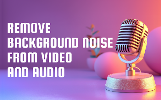 Background noise removal :: Use the Background noise removal to remove background noise from audio and video effortlessly. A powerful background sound remover!