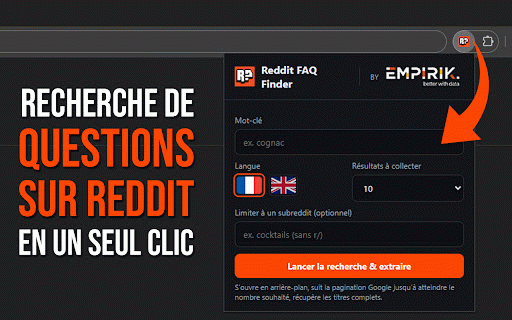 Reddit FAQ Finder :: Ce plugin cherche des questions sur Reddit par mot-clé afin de savoir ce que pensent VRAIMENT vos utilisateurs.
