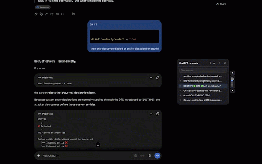 Chat Navigator :: A minimap and table of contents for long AI chats. Jump between prompts, star the ones that matter, and load the whole history.