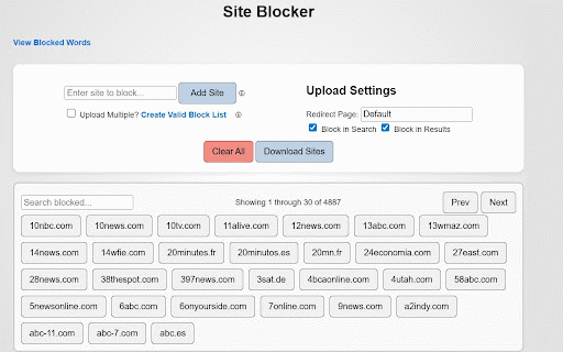 NoDistractions - Google Search Distraction Blocker :: A Chrome extension to block sites or words from appearing in search results and block site links from being accessed