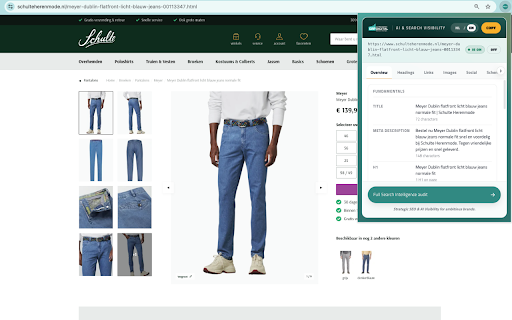 GRP - AI & Search Visibility Inspector :: On-page SEO inspector with structured-data check, JS render diff, AI Visibility signals and tech-stack detection.