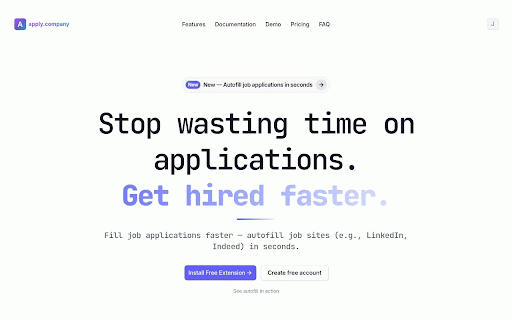 Apply - AI Job Application Assistant :: Complete job applications faster with AI-powered autofill built for modern hiring platforms.