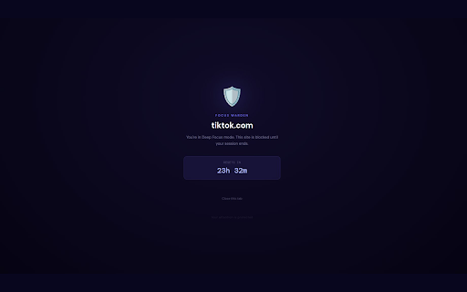 Focus Warden :: Guard your attention. Block distracting sites, set daily time limits, and earn back time through microlearning.