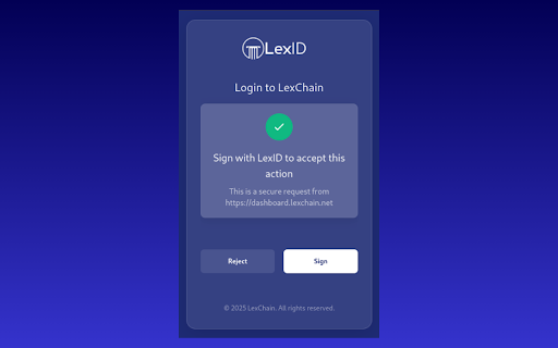 LEXID Wallet :: A secure, decentralized wallet for the LEXChain Network