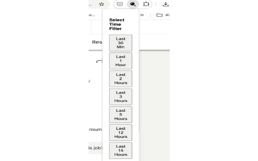 LinkedIn Job Time Filter :: Quickly filter LinkedIn job listings by time posted.