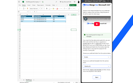MailMerge for Office™ | Easily send personalized emails in Outlook & OWA :: MailMerge for Office 365™ | Send Personalized Mass Emails Effortlessly in Outlook & OWA