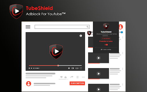 Adblock for YouTube | TubeShield :: Adblock for YouTube or YouTube Adblocker Blocks all ads and provides a clean, uninterrupted video streaming experience.