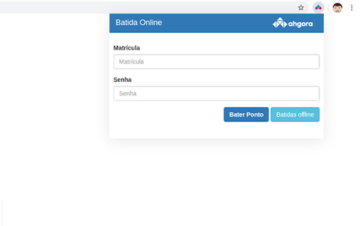 Ahgora Ponto Online :: Aplicativo para batidas de ponto no sistema Ahgora PontoWeb.