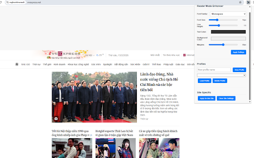 Reader Mode Enhancer :: Reader Mode Enhancer: Customize reading experience