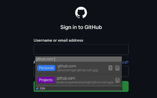 Parcel :: A simple password manager with no third-party dependencies.